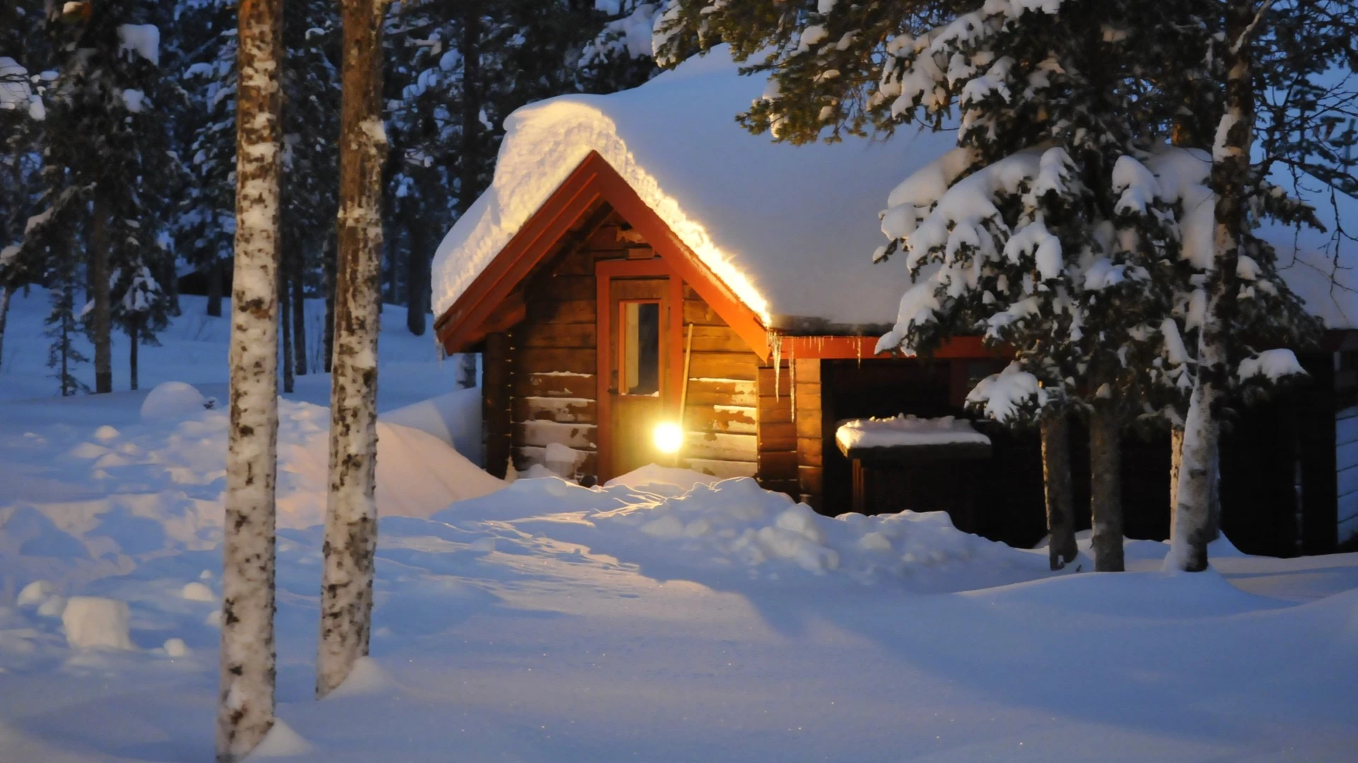 Sauna belevenis en wildernisovernachting