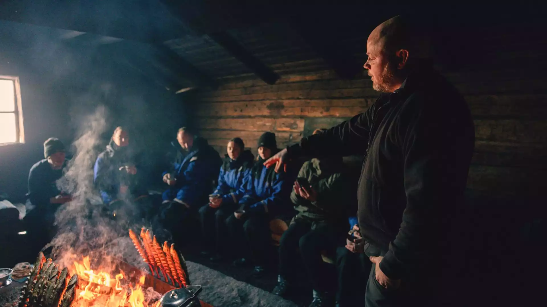 IJsvissen en witvis grillen in de kota