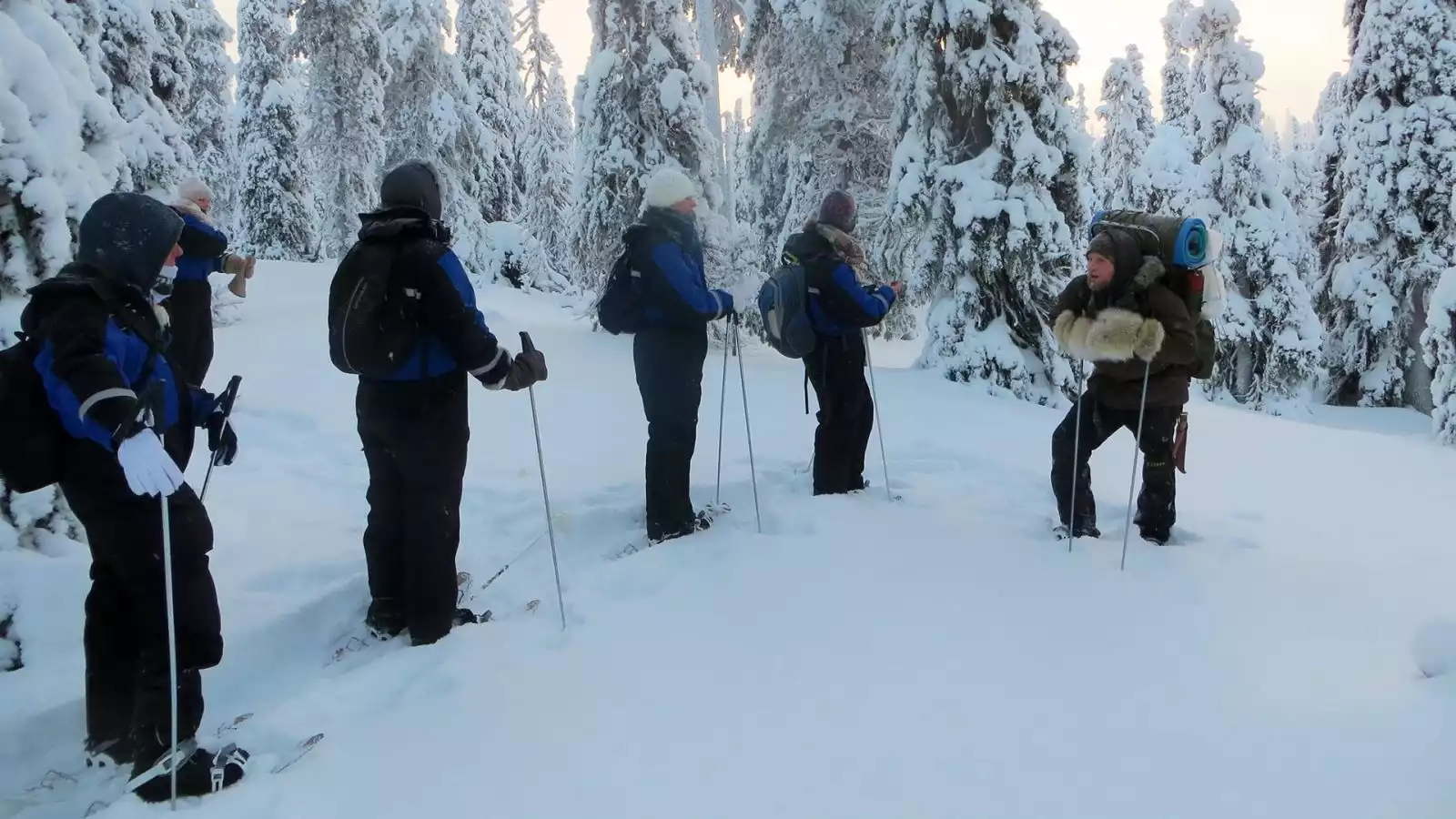 Sneeuwschoenwandeling