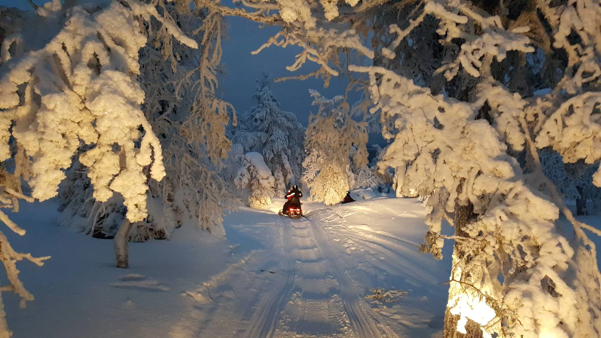 Sneeuwscooteren!