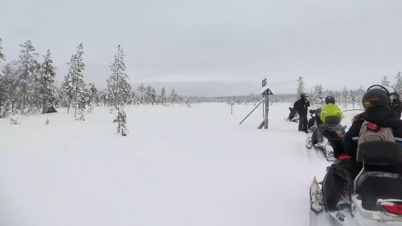 Op de sneeuwscooter door Winterwonderland®