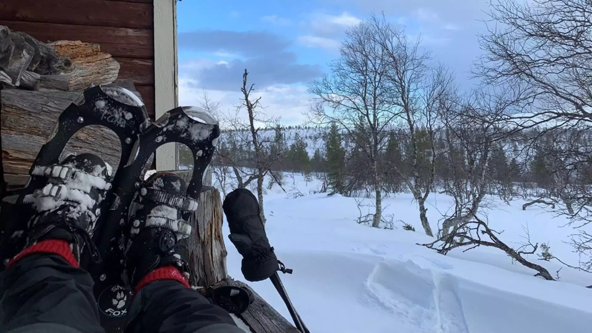 Ontdek het besneeuwde landschap op sneeuwschoenen