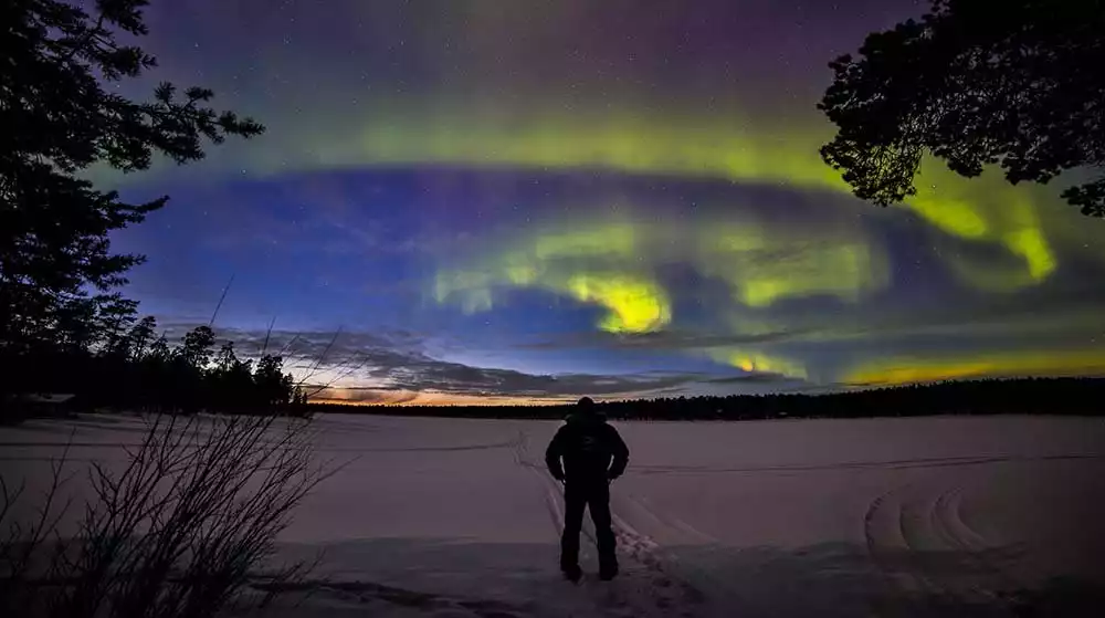 Huskytocht en noorderlichtjacht
