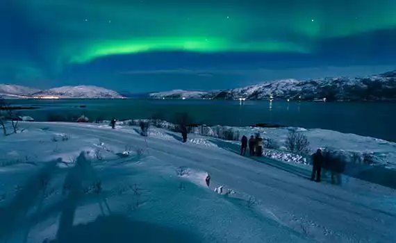 Midweek noorderlicht in Tromsø