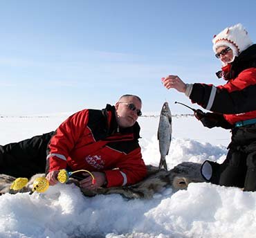 ijsvissen lapland