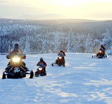 sneeuwscootertocht lapland