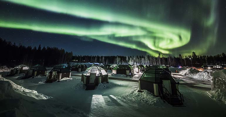 glasiglo rovaniemi lapland buitenkant