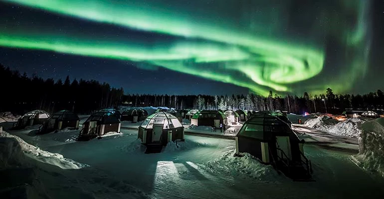 glasiglo rovaniemi lapland buitenkant