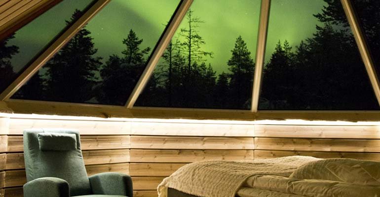 aurora cabin muotkan maja lapland