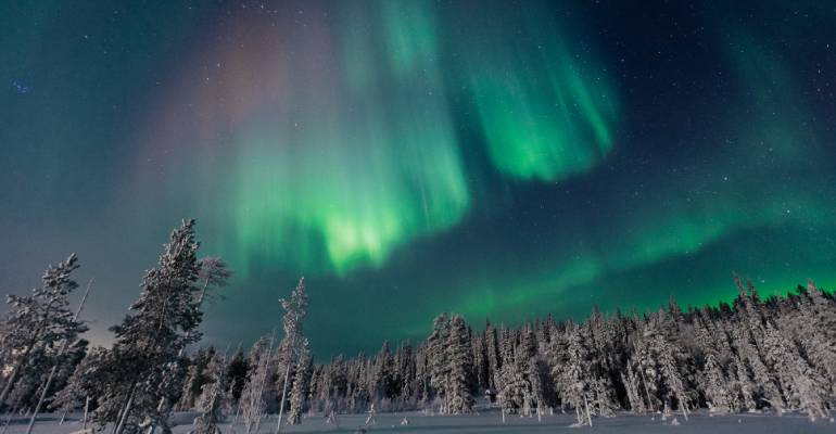 noorderlicht in Lapland
