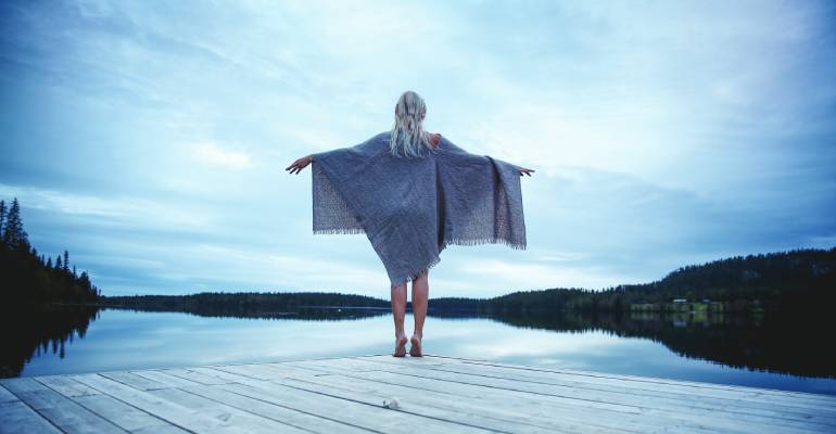 middernachtzon sauna lapland