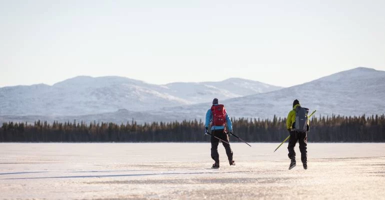 schaatsen in Lapland