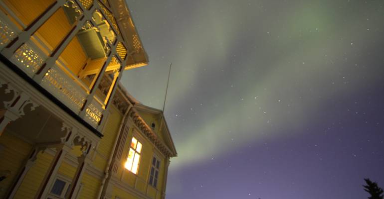 noorderlicht in Zweeds Lapland