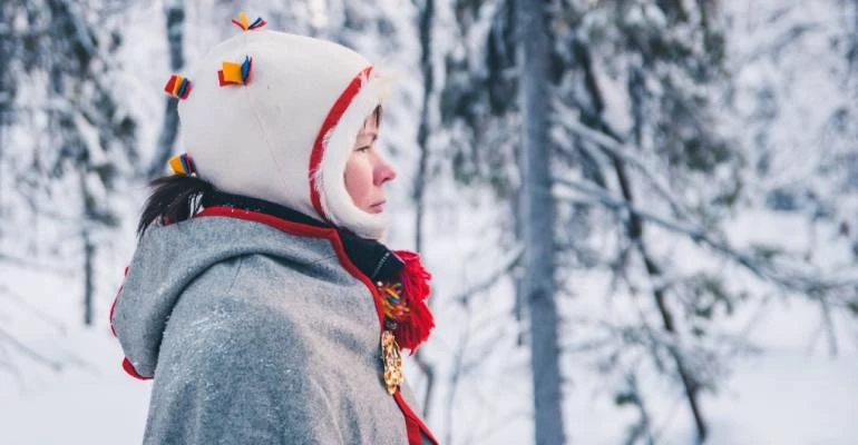 sami in Zweeds Lapland