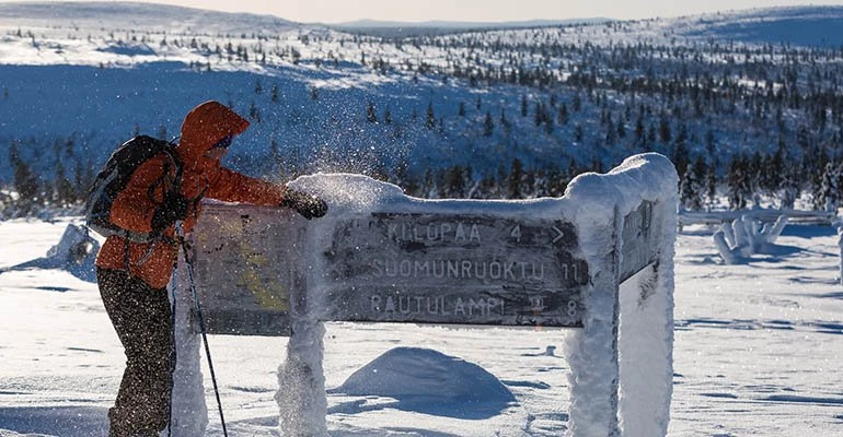 wintersport saariselka lapland