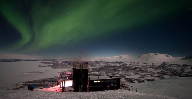 noorderlicht in zweeds lapland