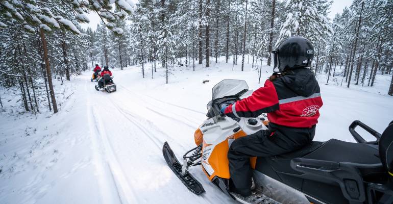 Sneeuwscootertocht Lapland incentive