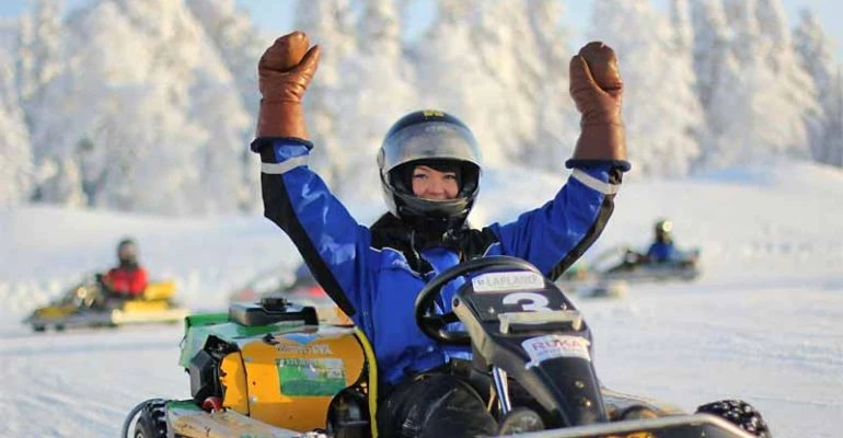 Sneeuwscootertocht Lapland incentive