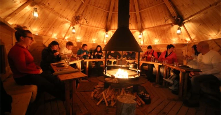 Speciaal diner Lapland incentives