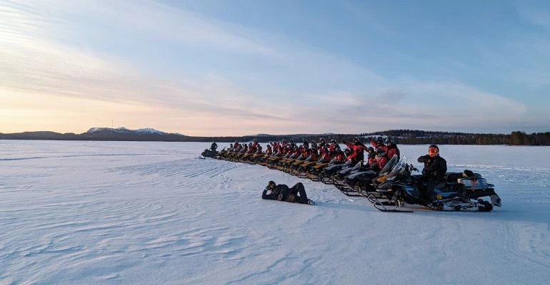 Meerdaagse sneeuwscootertocht incentive