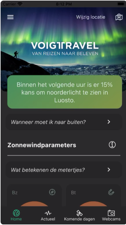Noorderlicht app screenshot